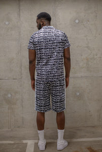 GRAFFITI SATIN SHIRT