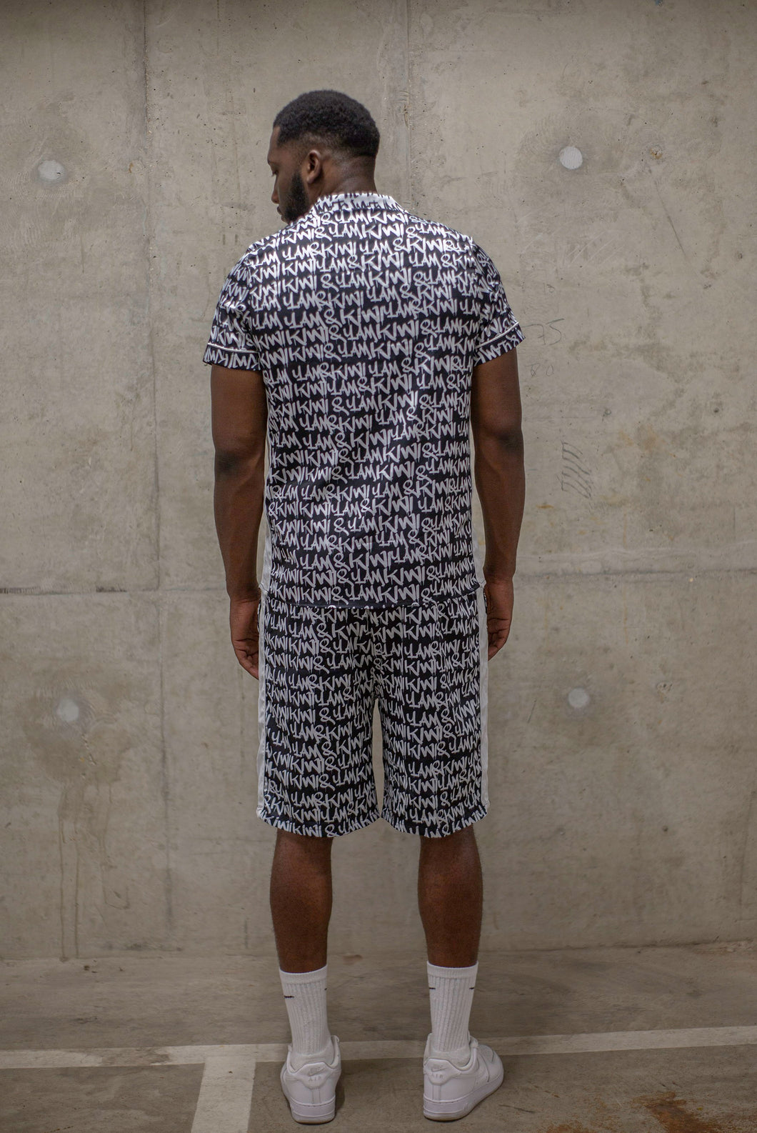 GRAFFITI SATIN SHIRT