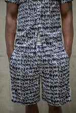 GRAFFITI SATIN SHORTS