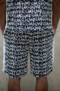 GRAFFITI SATIN SHORTS