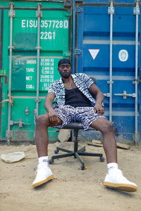 GRAFFITI SATIN SHIRT